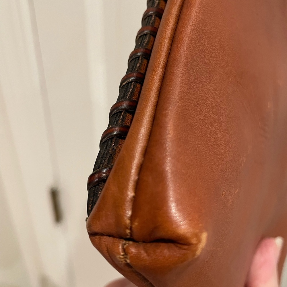 Patricia Nash Patchwork 100% Italian Leather Crossbody Bag. The Granada Bag. - Picture 8 of 16